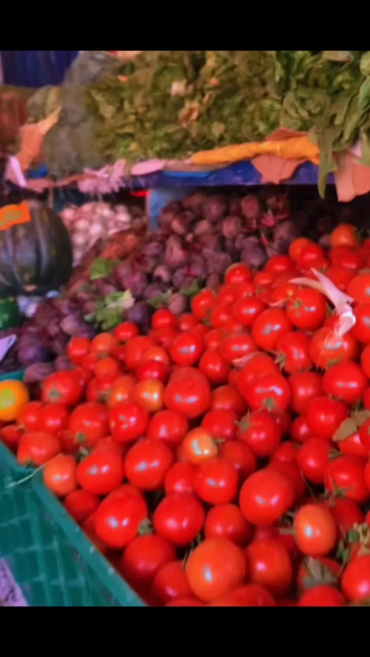 Tomatoes and produce at the Essaouira souk